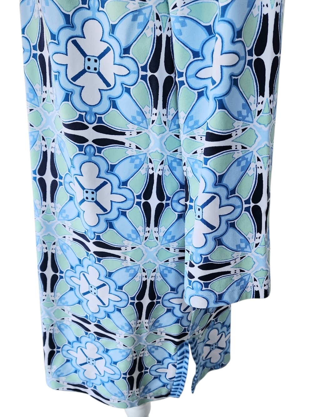J Mclaughlin Blue Floral Geo Print Kids One-Piece - Picture 6 of 8